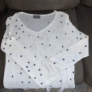 COPY - Wooden Ships white sweater with stars